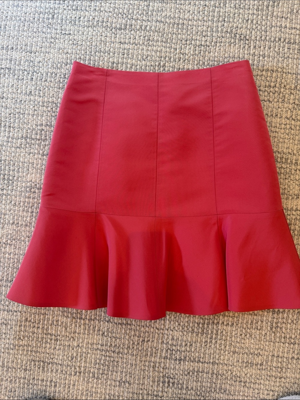 Tibi Pink Flared-Hem Mini Skirt